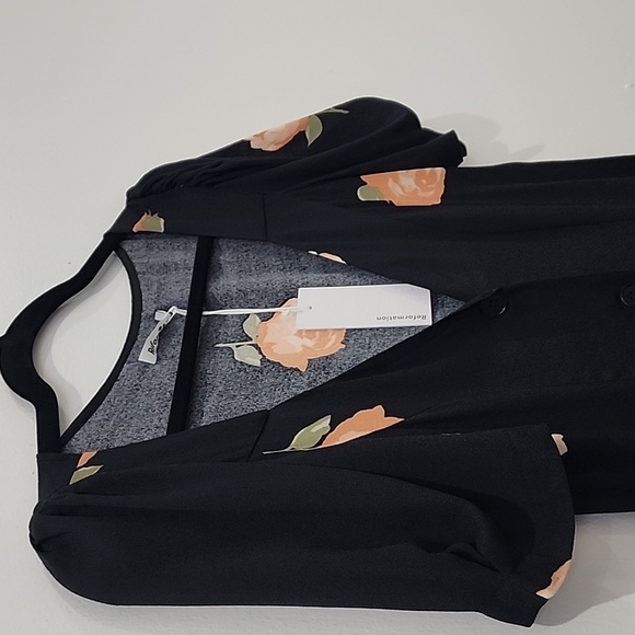 Reformation Britt Short Sleeve Button Down Dress - Picture 5 of 12